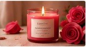 Floral candles